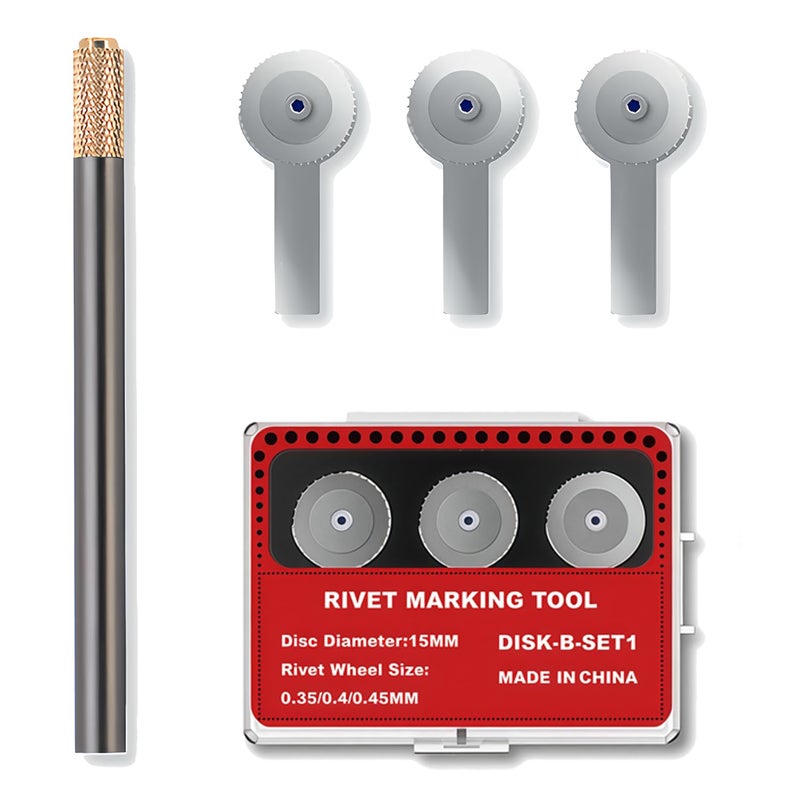 HUBEST Model Rivet Maker Tool with Handle for Model Hobby Craft Building Accessories Tool(Set B1) - Image 1